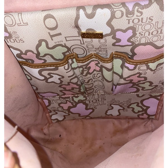 TOUS‎ Kaos Icon Feminine Beige multicolored Leather Backpack Pre Own Puzzle Y2K main image 11